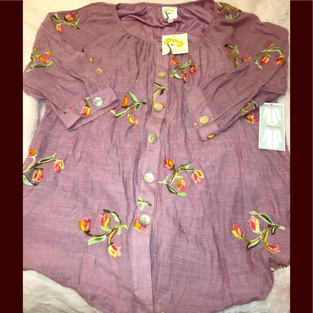 NWT Anthropologie Peasant top